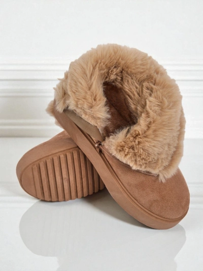 Royalfashion Women's Winter Crest Short Snow Boots