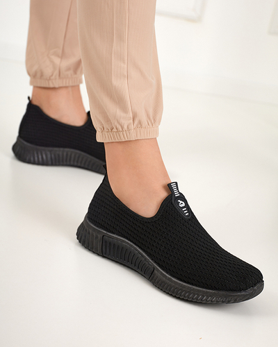 Must Banila Naiste Slip-On jalatsid - jalatsid