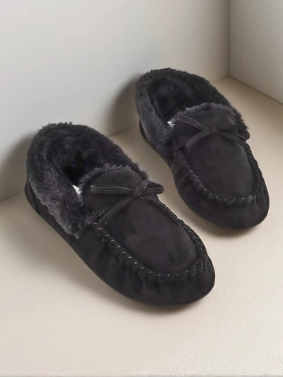 Royalfashion Women's moccasins with fur Ahtikes