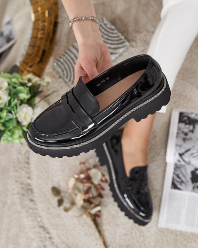 Royalfashion Women's lacquered moccasins Deru