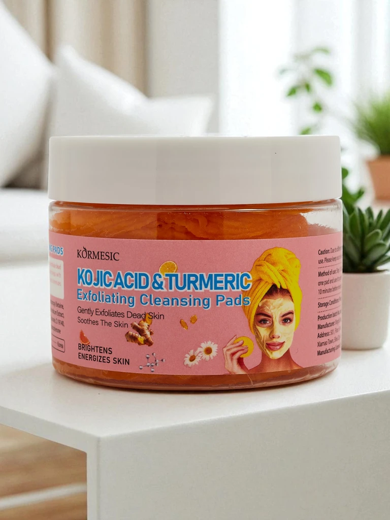 Turmeric Kojic Acid - Exfoliating Cleansing and Brightening Pads