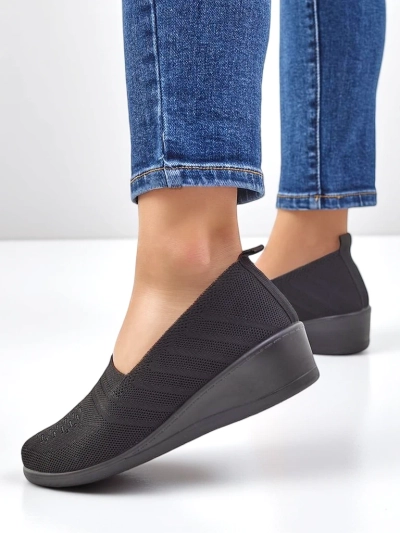 Royalfashion Women's loafers on a low wedge Epoles