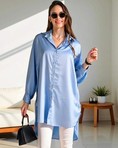 Royalfashion Long women's oversized shirt