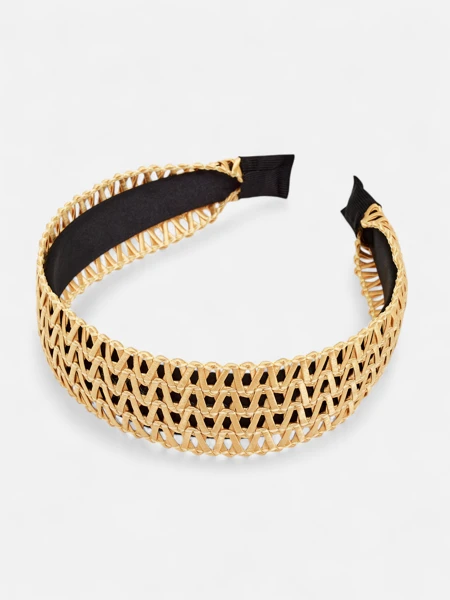 Royalfashion Женская ажурная плетеная повязка на голову