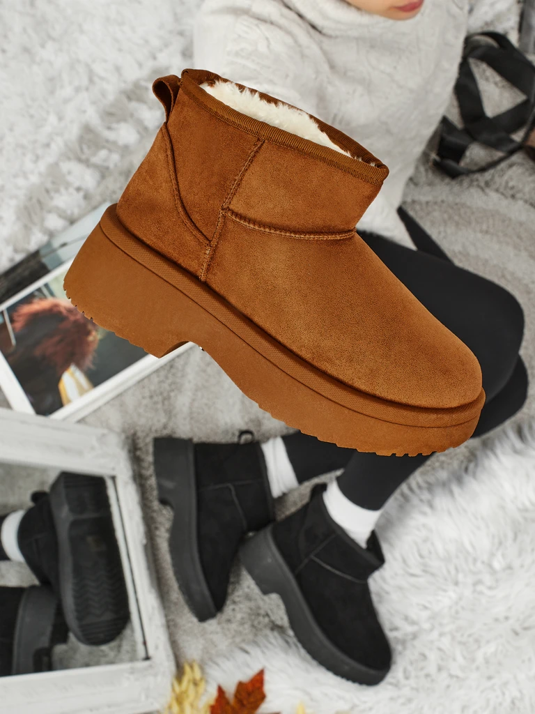 Short women's snow boots a'la Liorah