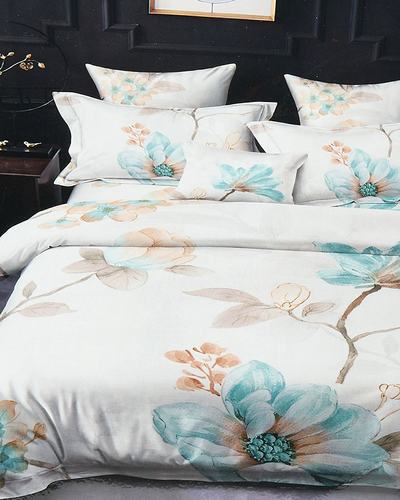 Royalfashion Floral bedding 200x220 set of 4 PARTS