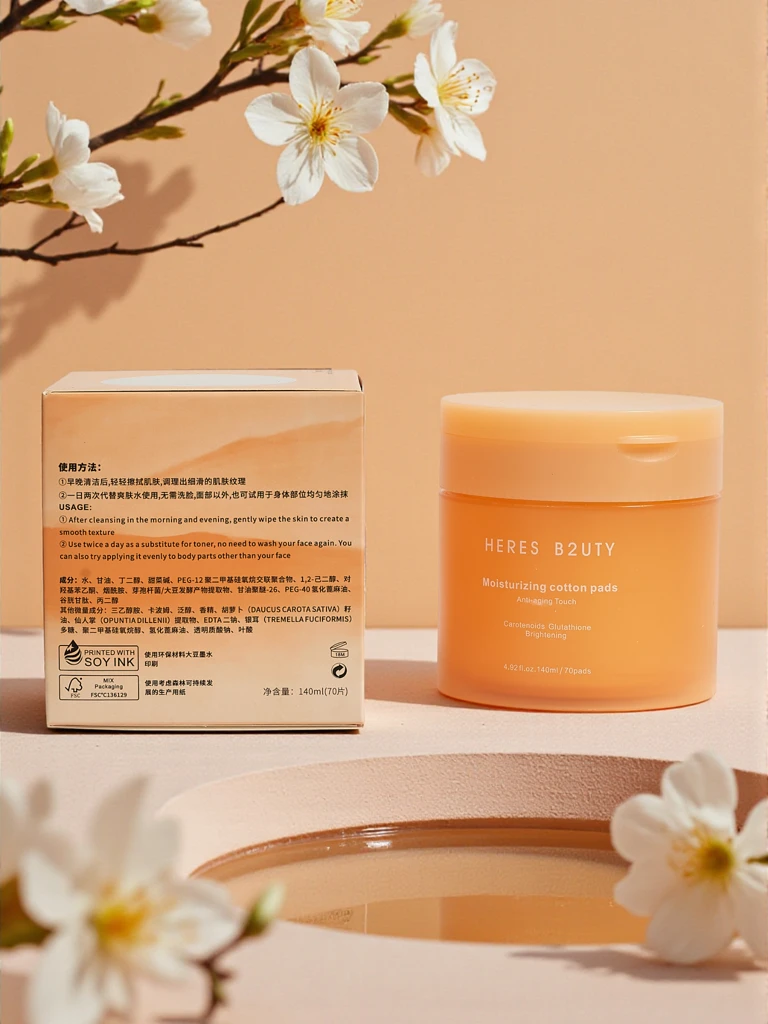 Puuvillased kosmeetilised padjakesed - niisutavad, vananemisvastased