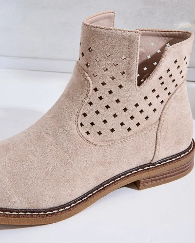 Royalfashion Light brown women's Rito boots