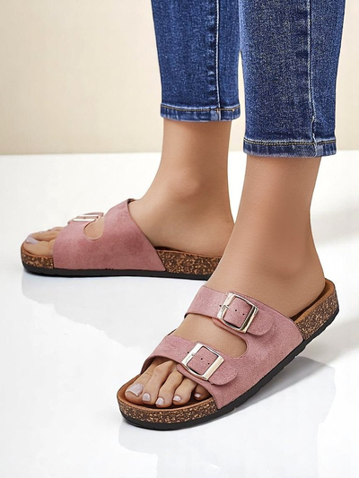 Royalfashion Women's sandals with buckles Foumy