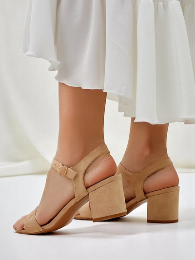 Royalfashion naiste öko-veluurist sandaalid Quarter