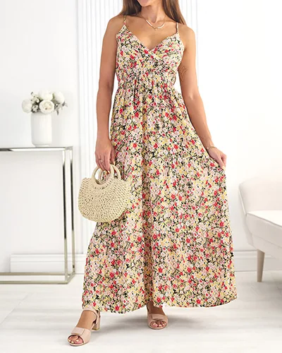 Royalfashion Naiste puuvillane midi-kleit