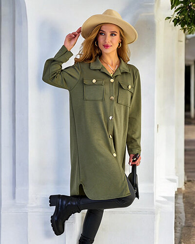 Royalfashion naiste särgitüüpi mantel