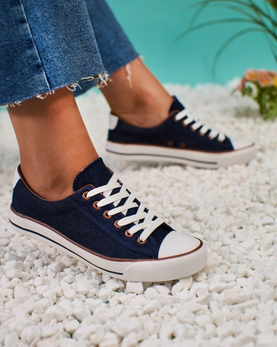 Royalfashion Navy Blue Naiste Gumpy Sneakers