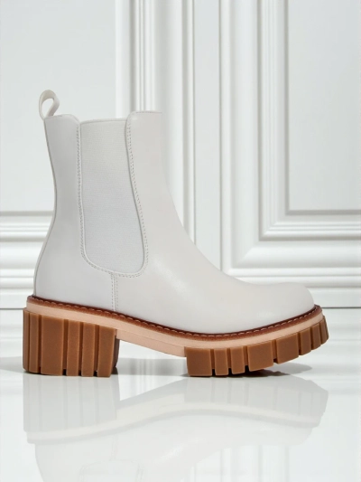 Öko-nubukist plokk-kontsaga poolsaapad Amber Walk