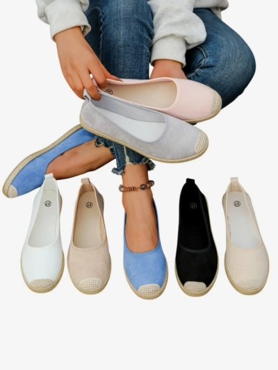 Royalfashion Women's eco-suede espadrilles Aroles