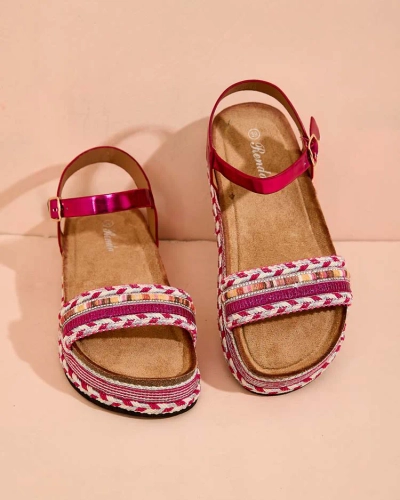 Royalfashion Naiste tikandiga Mussir sandaalid
