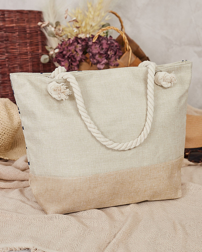 Royalfashion Fabric bag in holiday pattern for shoulder
