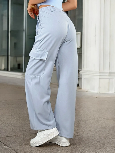 Royalfashion Women's wide pants with pockets