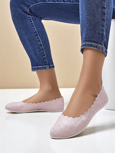 Royalfashion naiste lillemustriga baleriinad Magerro