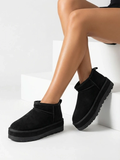 Royalfashion Short women's snow boots a'la Biovve