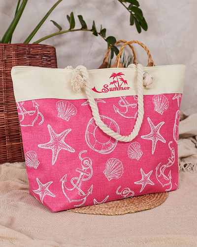 Royalfashion Fabric bag in holiday pattern for shoulder