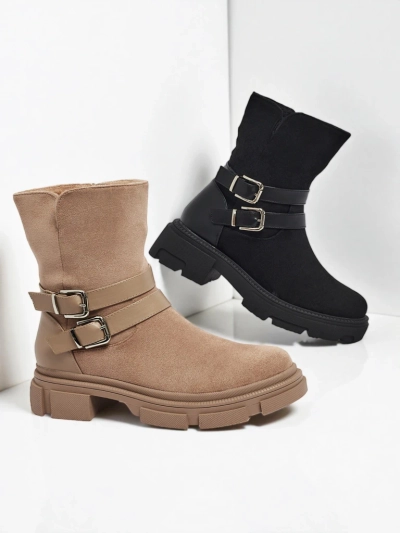 Women's High Eco Suede Ankle Boots Callire