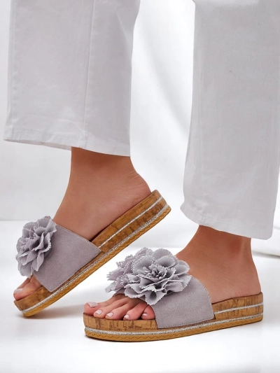 Royalfashion Naiste sandaalid lilledega Focce