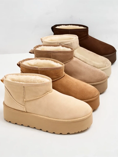 Royalfashion Women's platform a'la snow boots Dagodo