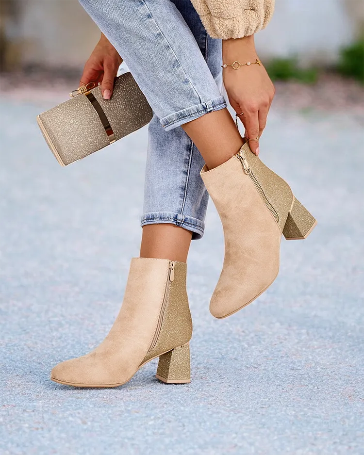 Royalfashion Kvinnors ankelstövlar på en stilett Boratos