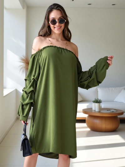 Royalfashion Плавное женское платье, вдохновленное испанским стилем с рюшами