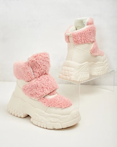 Royalfashion Women's snow boots with sheepskin Segulla