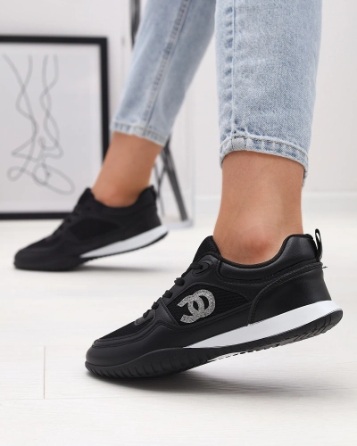 Black women's sports shoes Bofiale- Footwear