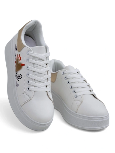 Royalfashion Women's platform sneakers with print Alcape