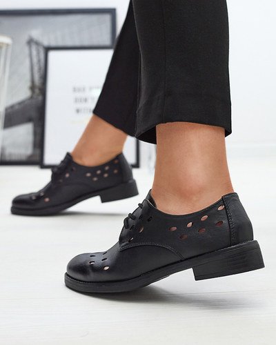 Naiste mustad ökonahast poolkingad Selofso- Jalatsid