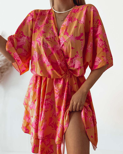 Royalfashion Naiste originaalmustriga minikleit