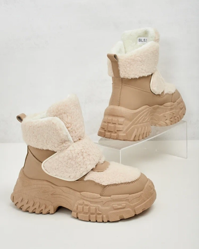 Royalfashion Женские снежные сапоги с овчиной Segulla