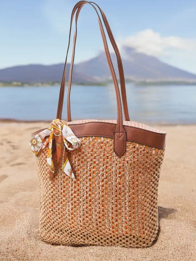 Royalfashion Large straw bag women's summer