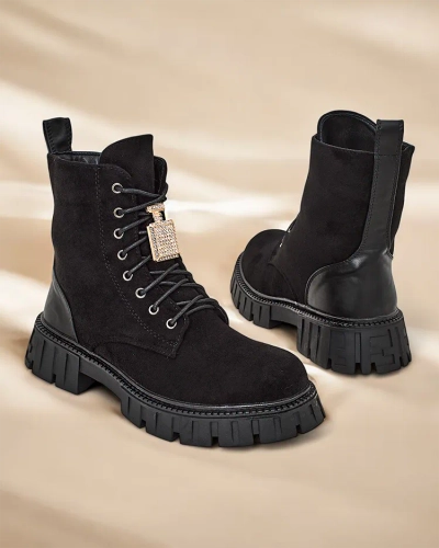 Royalfashion Eco suede women's boots worker Edvines