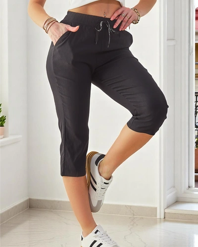 Royalfashion Women's Cotton 3/4 Trousers