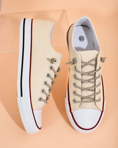 Royalfashion Women's sneakers with decorative laces Timi
