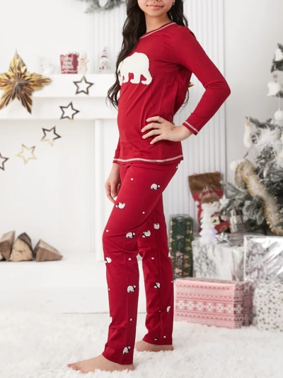 Royalfashion Jõulud puuvillased lastes pijamad polar karu