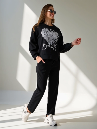 Royalfashion Женский вискозный комплект с принтом