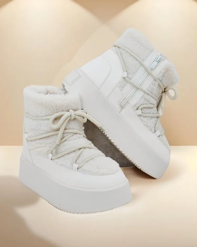 Royalfashion Kvindr Buckeafrætsandi Snow Boots Tomis