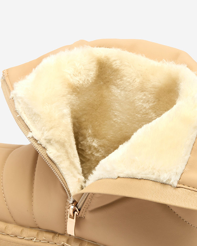 Royalfashion Camel женские сапоги a'la snow boots Oterika