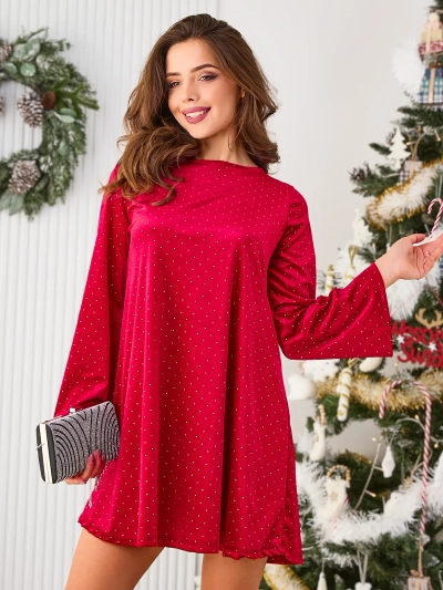 Royalfashion Kvino velourtunicen