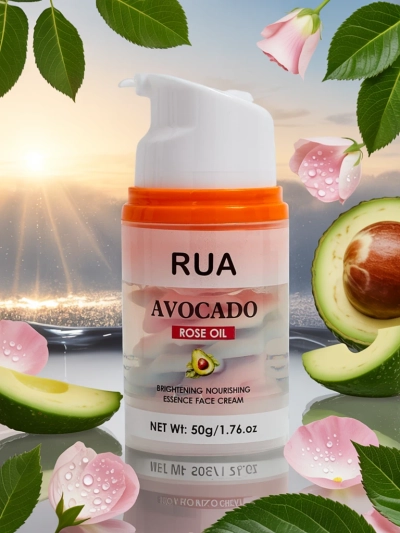 RUA Moisturizing Face Cream with Avocado and Rose Oil