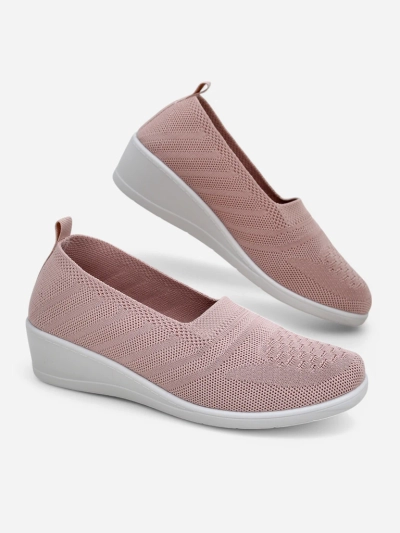 Royalfashion Women's moccasins on a low wedge Epoles