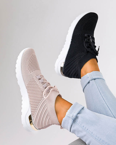 Naiste roosad Bamggy kangast spordijalatsid – jalatsid