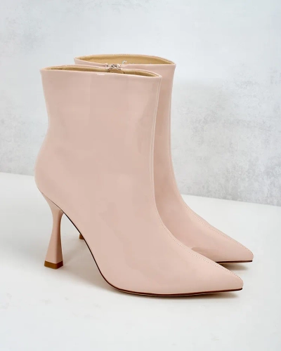 Royalfashion Loori lacquered women's stiletto heeled boots