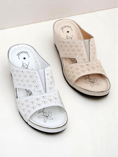 Royalfashion Женские шлепанцы на толстой подошве Nova Step